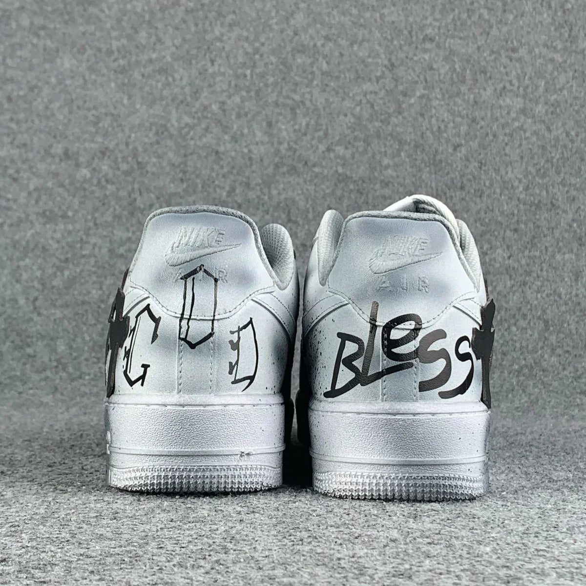 Chrome Hearts x Air Force 1 - Blue Black