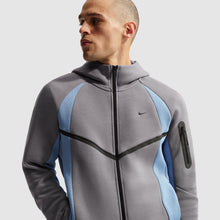 Jaqueta Nike Sportswear Tech Fleece Windrunner Full-Zip Jacket - Cinza-grafite, Azul e Preto