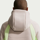Jaqueta Nike Sportswear Tech Fleece Windrunner Full-Zip Fleece Jacket - Creme, Verde-lima e Preto