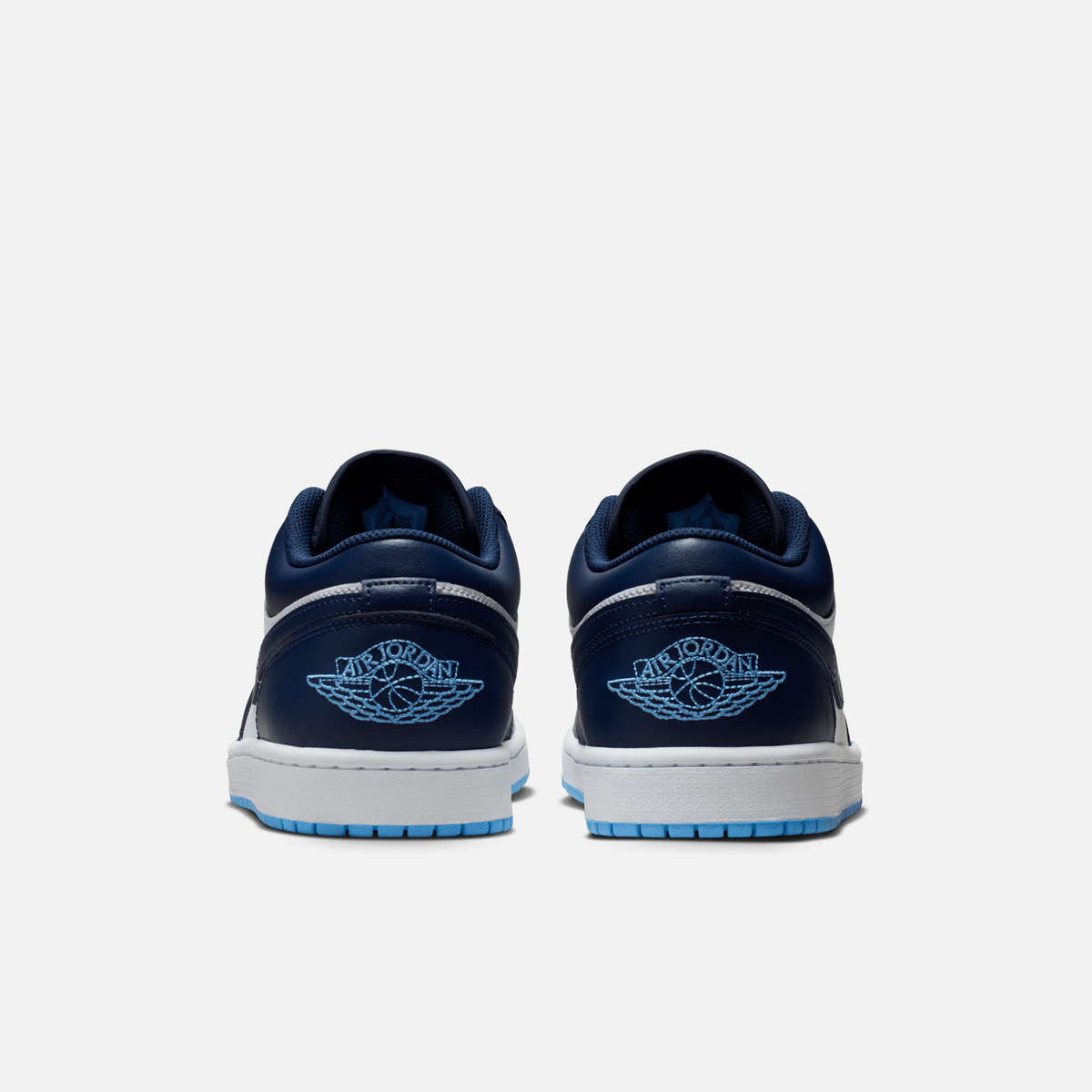Air Jordan 1 Low - Azul-marinho / Branco / Azul-universitário