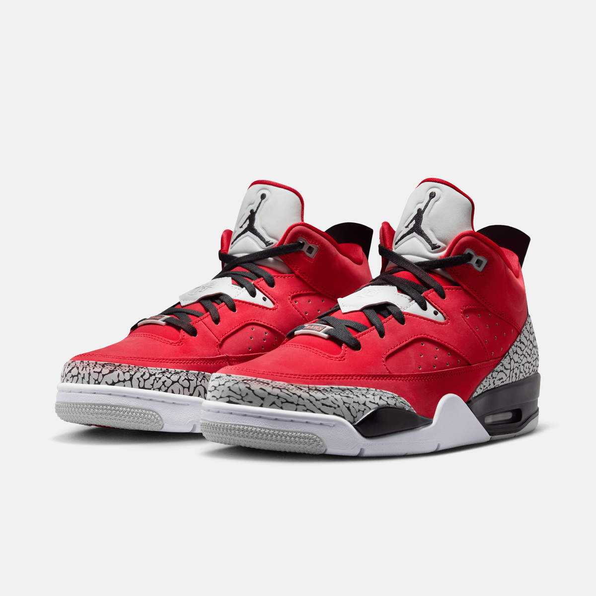 Air Jordan Son of Mars Low - Vermelho / Cinza / Branco / Preto