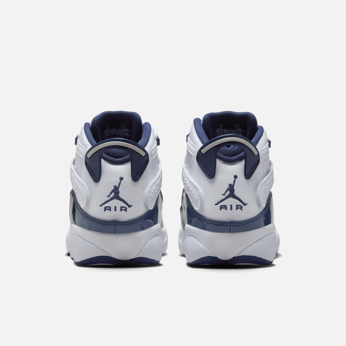 Air Jordan 6 Rings - Branco / Azul-marinho / Cinza