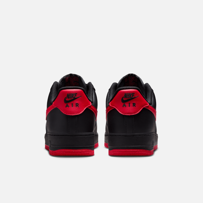 Nike Air Force 1 Low Bred - Preto / Vermelho