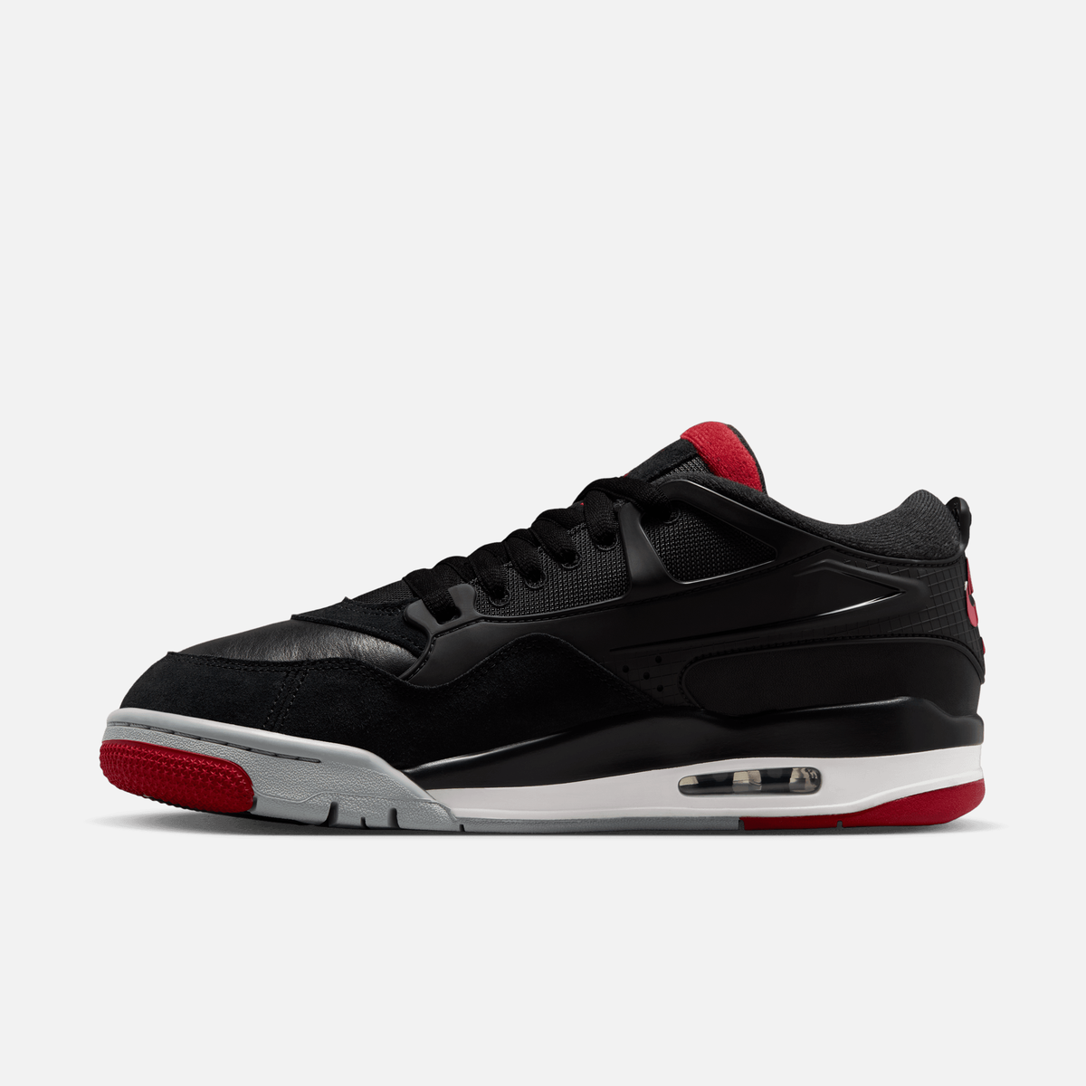 Air Jordan 4 RM Bred - Preto / Vermelho / Cinza / Branco