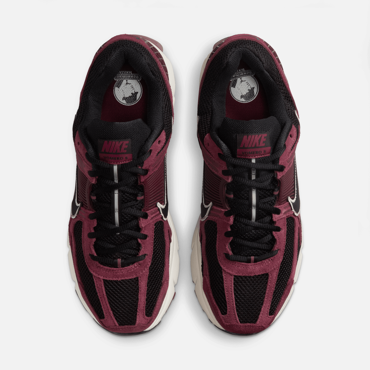 Nike Zoom Vomero 5 - Vermelho escuro / Vinho / Branco-acinzentado / Preto