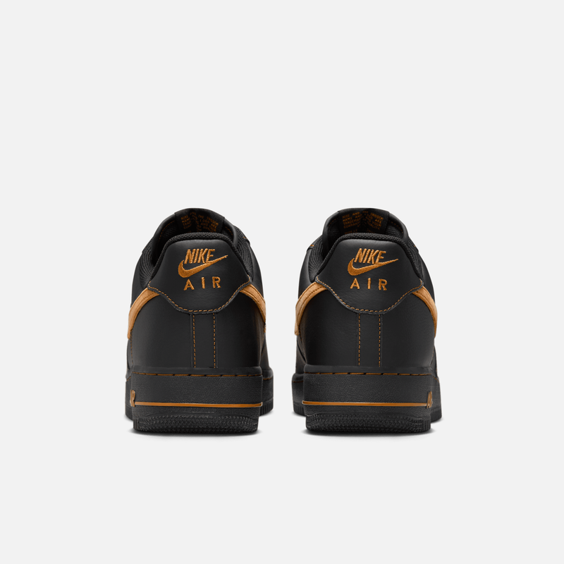 Nike Air Force 1 Low - Preto / Ocre-deserto