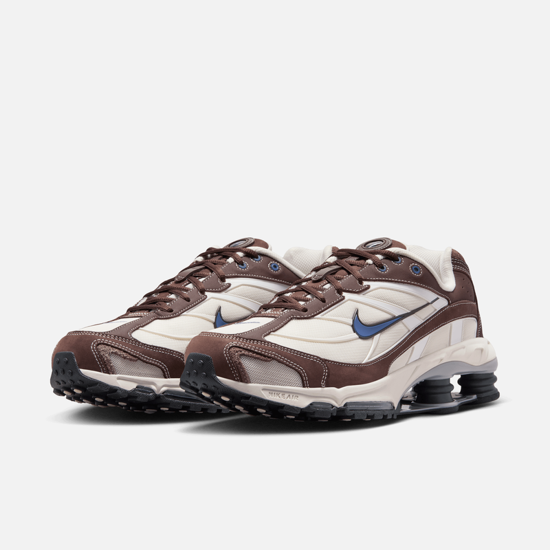 Nike Shox Ride 2 - Marrom / Branco-acinzentado / Azul