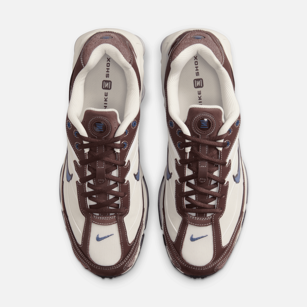 Nike Shox Ride 2 - Marrom / Branco-acinzentado / Azul
