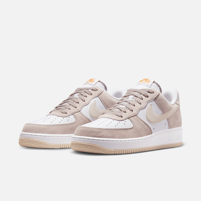 Nike Air Force 1 Low - Cinza / Marrom-claro / Branco