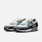 Nike Air Max 90 - Cinza / Cinza-platinado / Preto / Azul / Branco