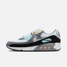 Nike Air Max 90 - Cinza / Cinza-platinado / Preto / Azul / Branco
