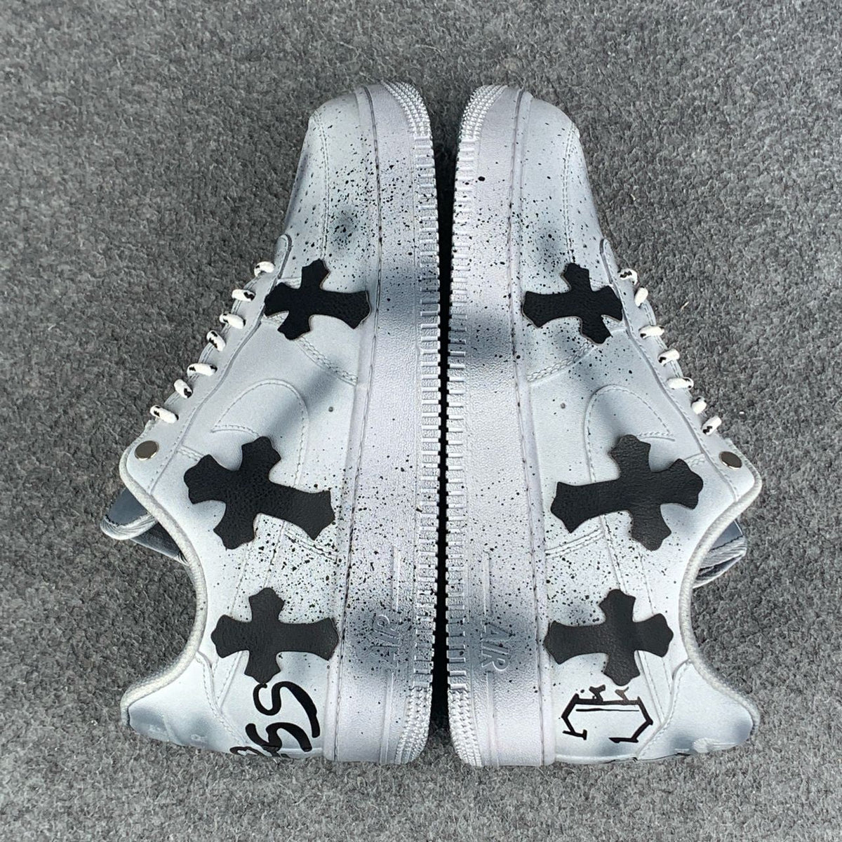Chrome Hearts x Air Force 1 - Blue Black