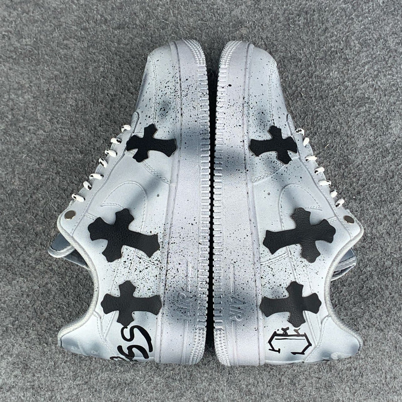 Chrome Hearts x Air Force 1 - Blue Black