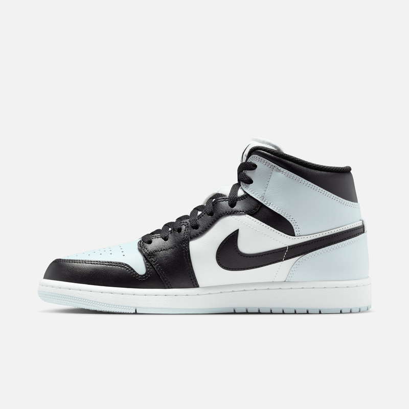Air Jordan 1 Mid - Preto / Verde-claro / Branco / Azul