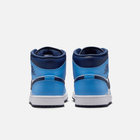 Air Jordan 1 Mid - Azul-universitário / Branco / Branco-creme / Azul-marinho