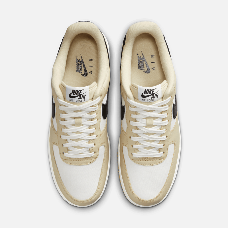 Nike Air Force 1 Low 07 LX - Dourado / Preto / Branco-creme