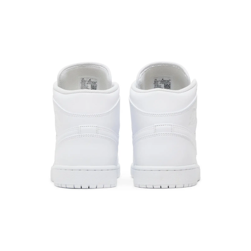 Air Jordan 1 Mid - "Triple White"