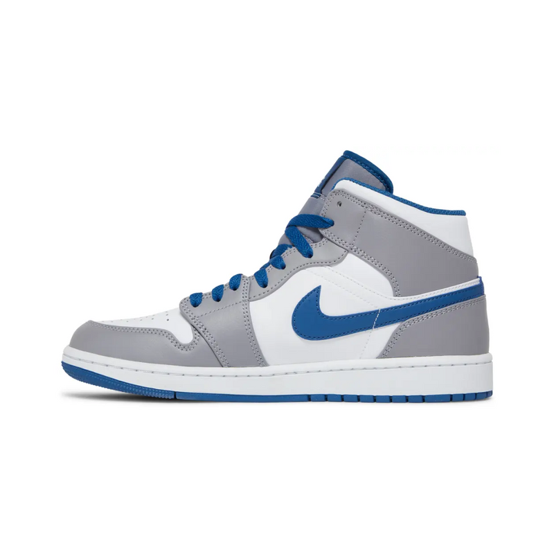 Air Jordan 1 Mid - "Cement True Blue"