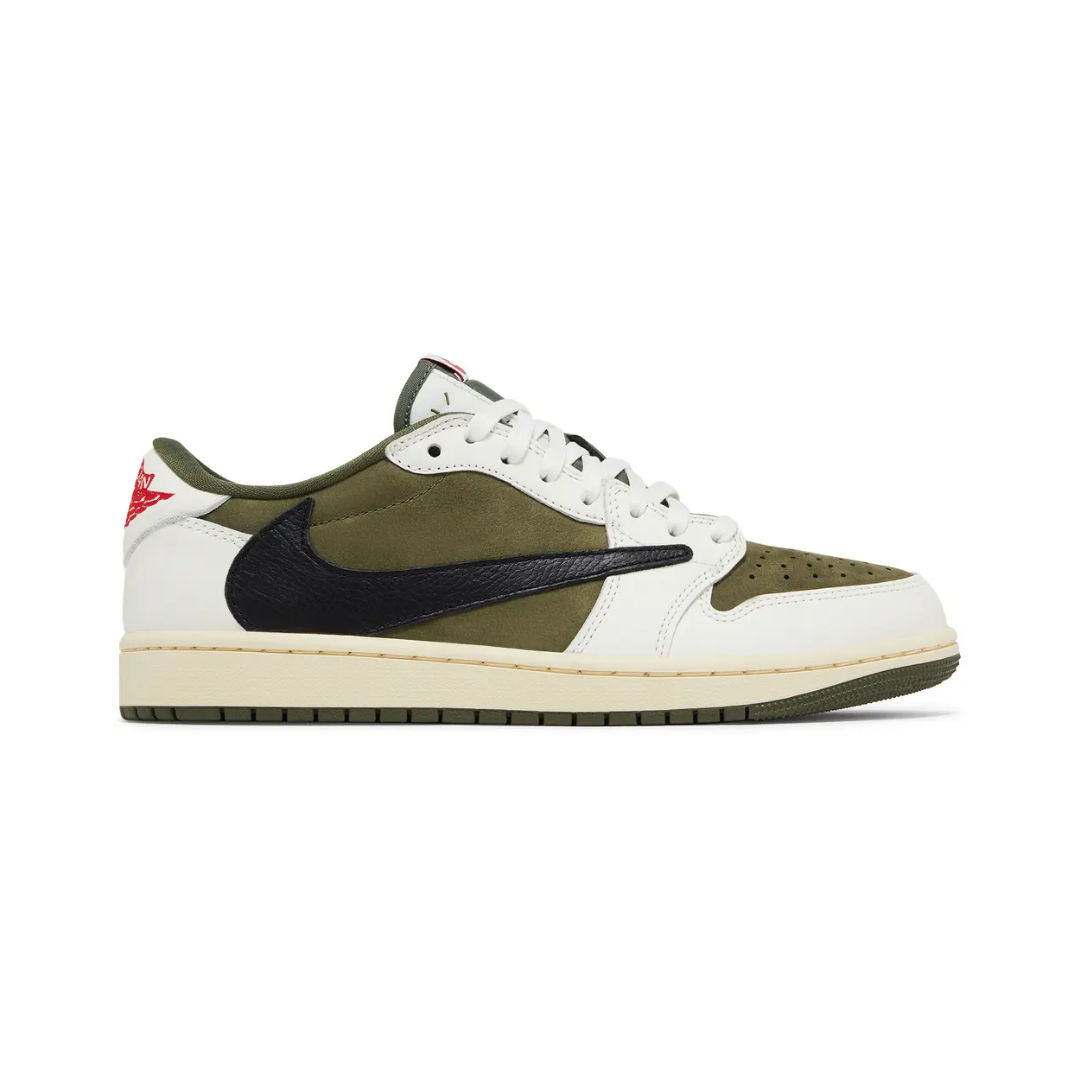 Travis Scott x Air Jordan 1 Retro Low - "Reverse Olive"