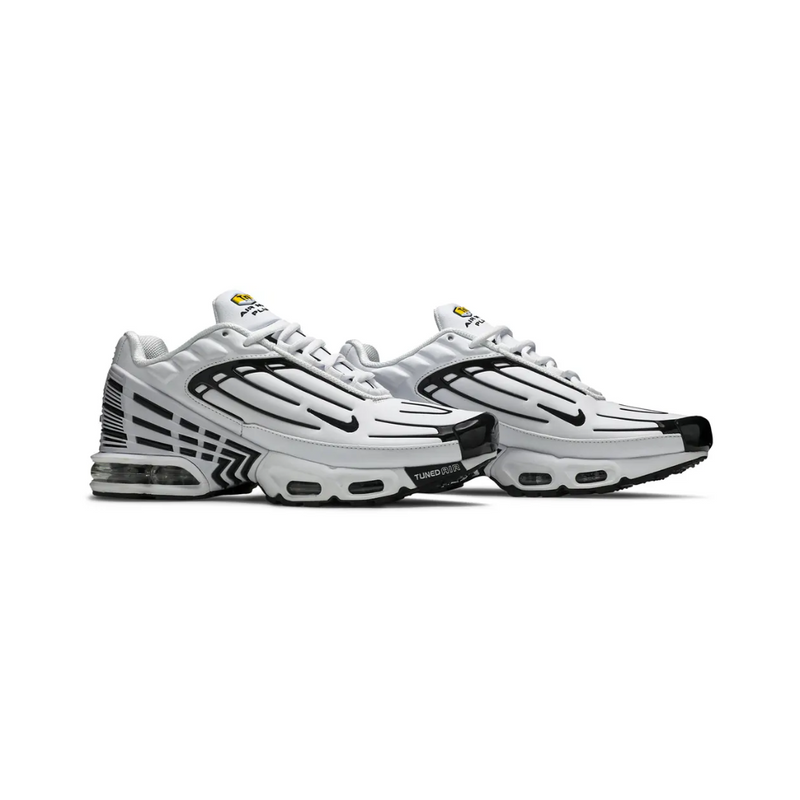 Air Max TN Plus III Leather - "White Black"
