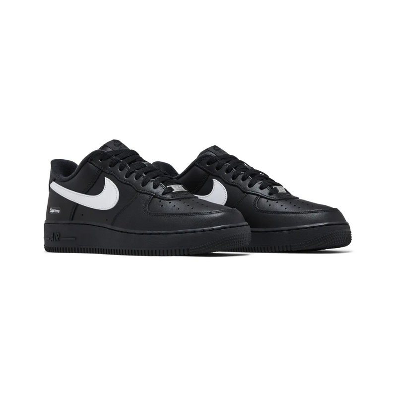 SUPREME x Air Force 1 Low - "Box Logo - Black White"
