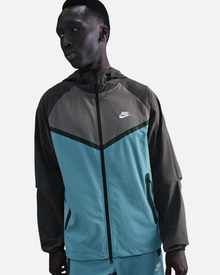 Jaqueta Nike Waterproof Jacket Tech - Azul, Preto e Cinza