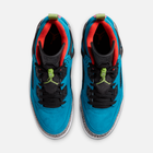 Air Jordan Spizike Low - Turquesa / Vermelho claro / Fúcsia / Verde intenso
