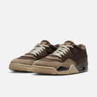 Air Jordan 4 RM - Marrom-acinzentado / Marrom / Bege-osso claro / Verde-oliva médio