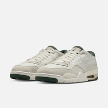 Air Jordan 4 RM - Branco-creme / Creme claro / Verde / Roxo-escuro
