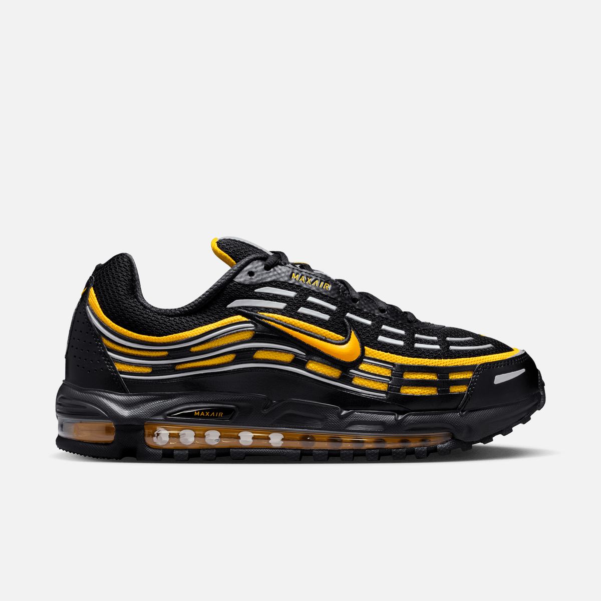 Nike Air Max TL 2.5 - Preto / Amarelo-milho / Prateado metálico