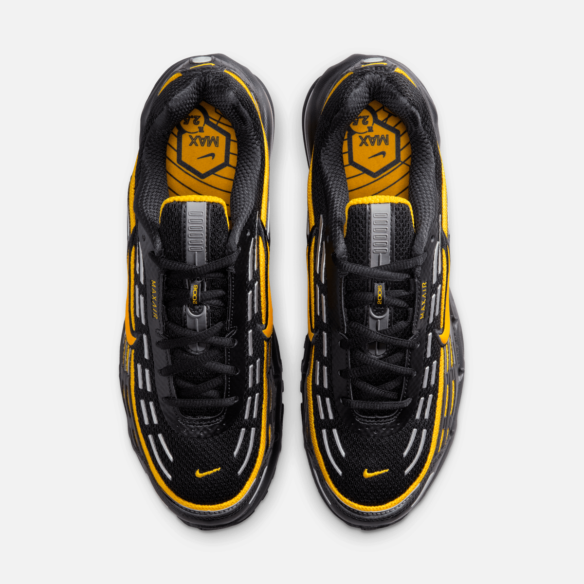 Nike Air Max TL 2.5 - Preto / Amarelo-milho / Prateado metálico