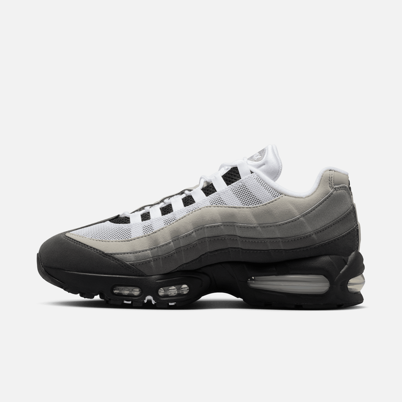 Nike Air Max 95 OG Big Bubble - Preto / Cinza-médio / Cinza-estanho escuro / Branco