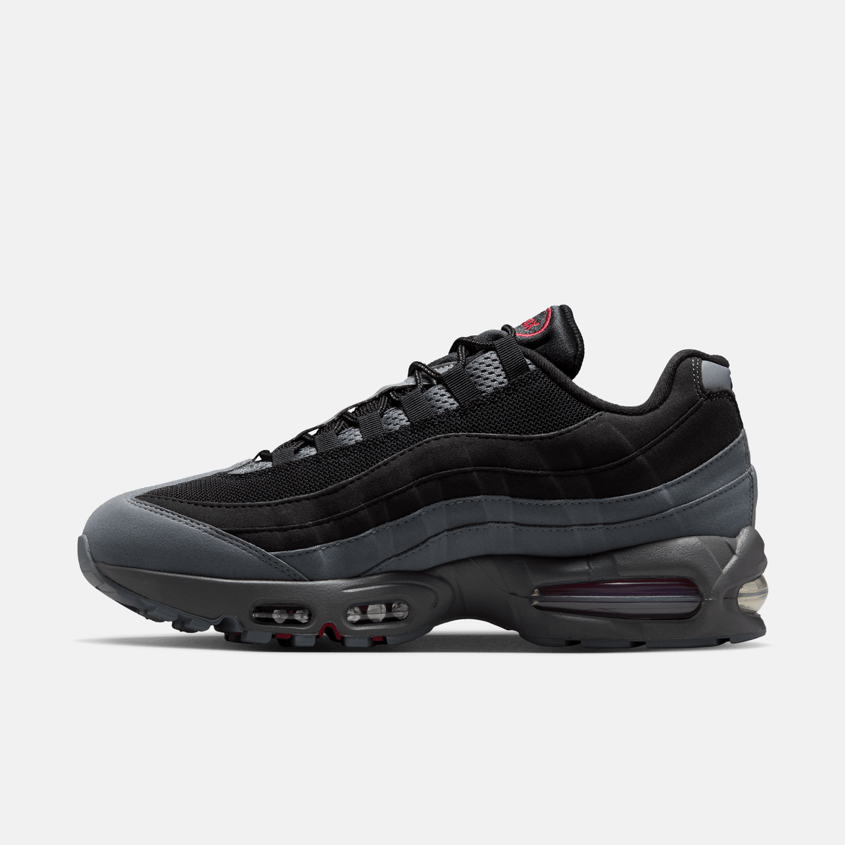 Nike Air Max 95 OG Big Bubble - Preto / Cinza / Cinza escuro / Vermelho
