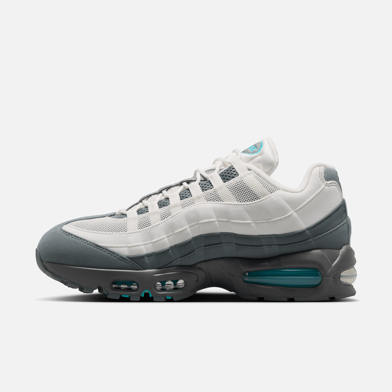 Nike Air Max 95 OG Big Bubble - Branco / Cinza / Cinza escuro / Verde-cacto