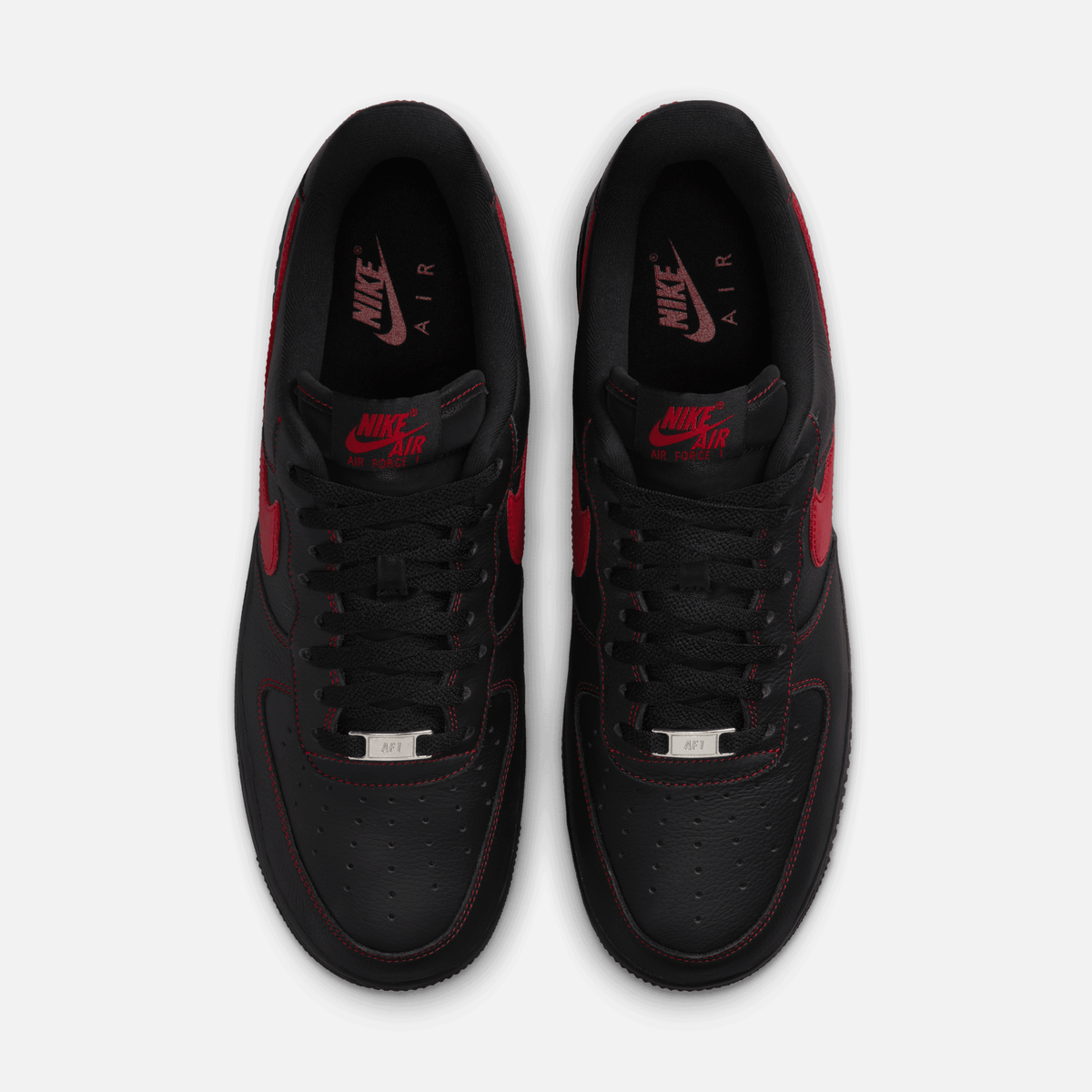Nike Air Force 1 Low Bred - Preto / Vermelho