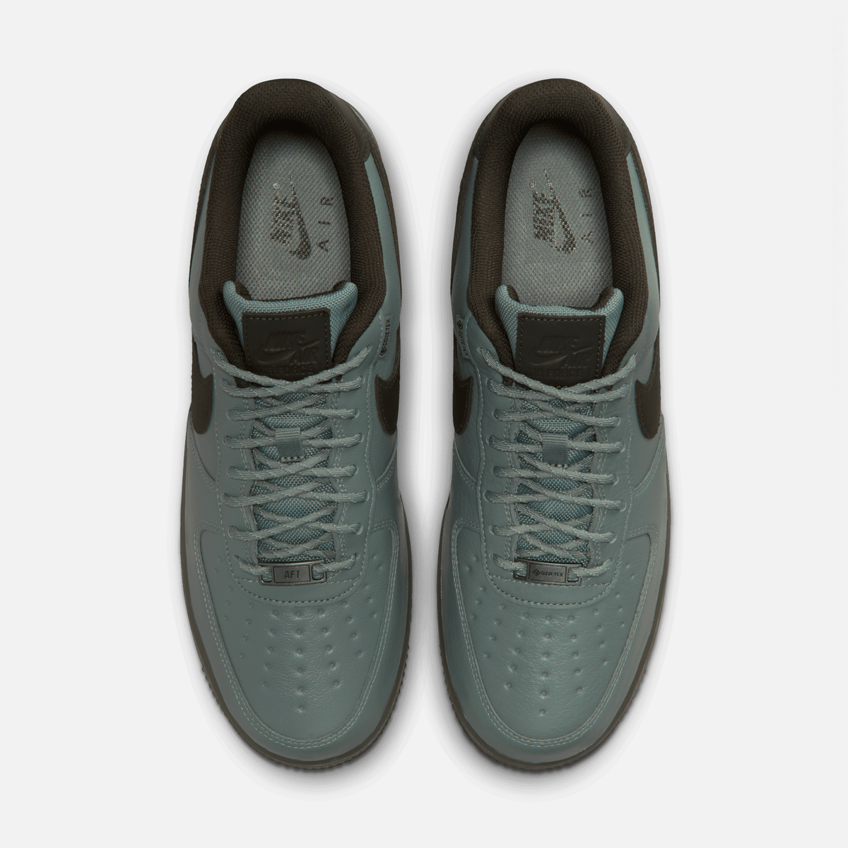 Nike Air Force 1 Low Gore-Tex Vibram Clay - Verde / Verde-escuro / Amarelo