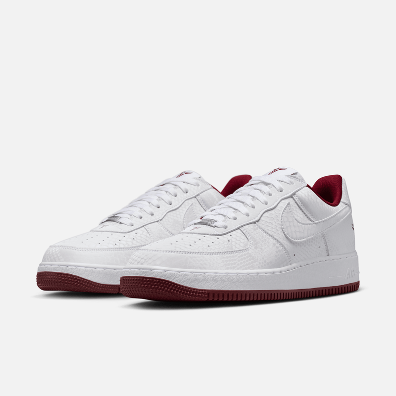 Nike Air Force 1 Low Lower Merion Pack Kobe - Branco / Vermelho