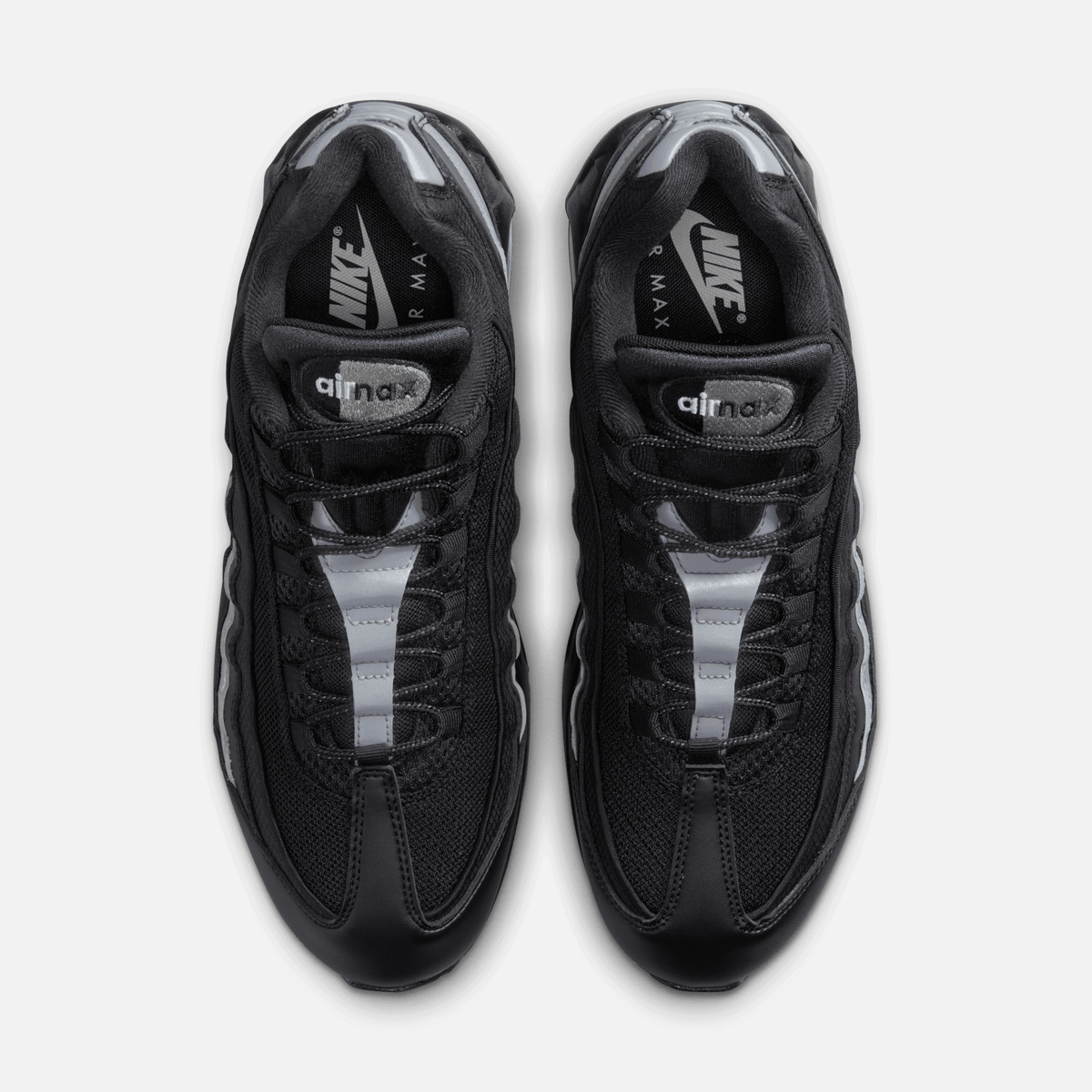 Nike Air Max 95 OG Big Bubble - Preto / Branco / Prateado metálico