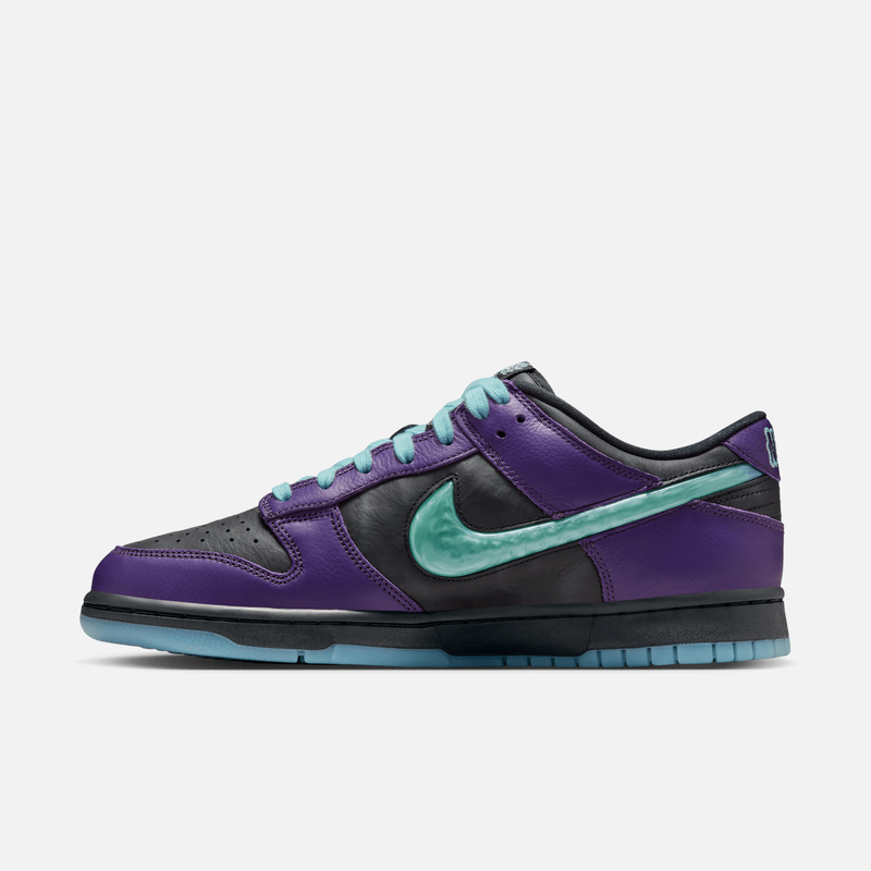 Nike Dunk Low Wizard - Preto / Roxo / Azul-petróleo