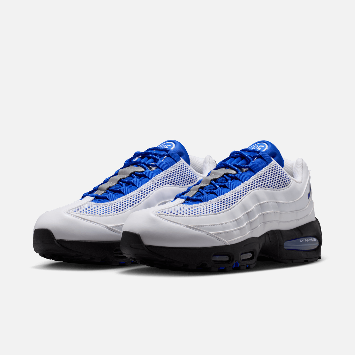 Nike Air Max 95 Big Bubble Total 90 - Branco / Azul / Preto / Prateado metálico