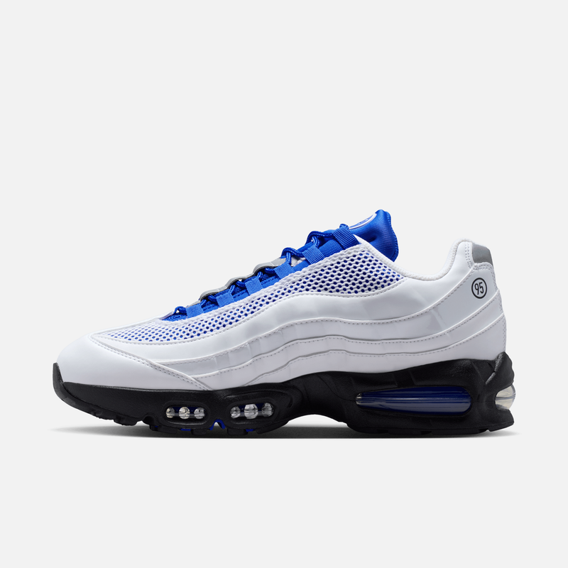 Nike Air Max 95 Big Bubble Total 90 - Branco / Azul / Preto / Prateado metálico