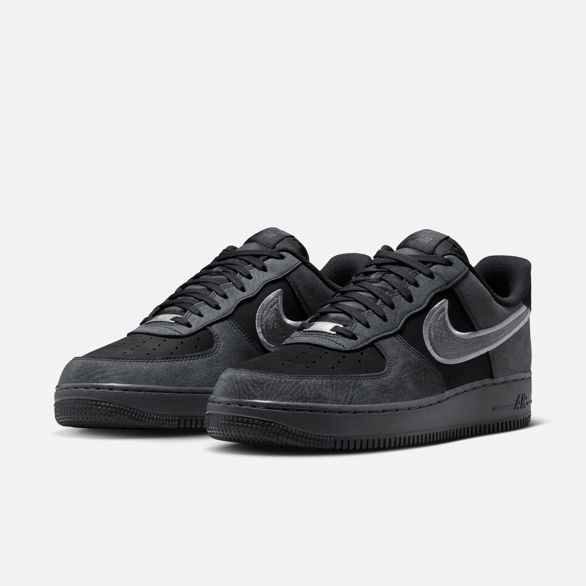 Nike Air Force 1 Low Retro Heel Pack - Preto / Cinza