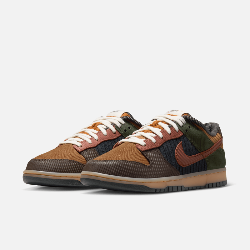 Nike Dunk Low Retro Premium - Marrom-claro / Cáqui / Marrom / Canela