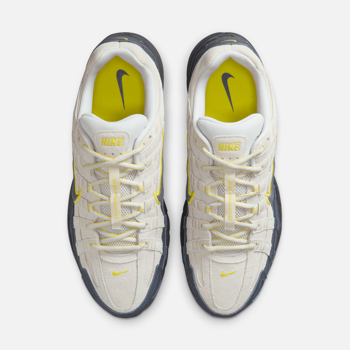 Nike P-6000 Premium - Branco / Amarelo / Azul