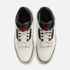 Air Jordan 3 Retro Worlds Best Dad - Branco-creme / Preto / Vermelho / Marfim-claro / Marrom-caramelo