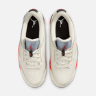 Air Jordan Sixty Plus Low - Branco-creme / Preto / Prateado refletivo / Vermelho