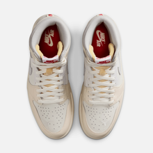 Air Jordan 1 High OG - Branco-creme / Vermelho / Marfim-claro / Branco-acinzentado