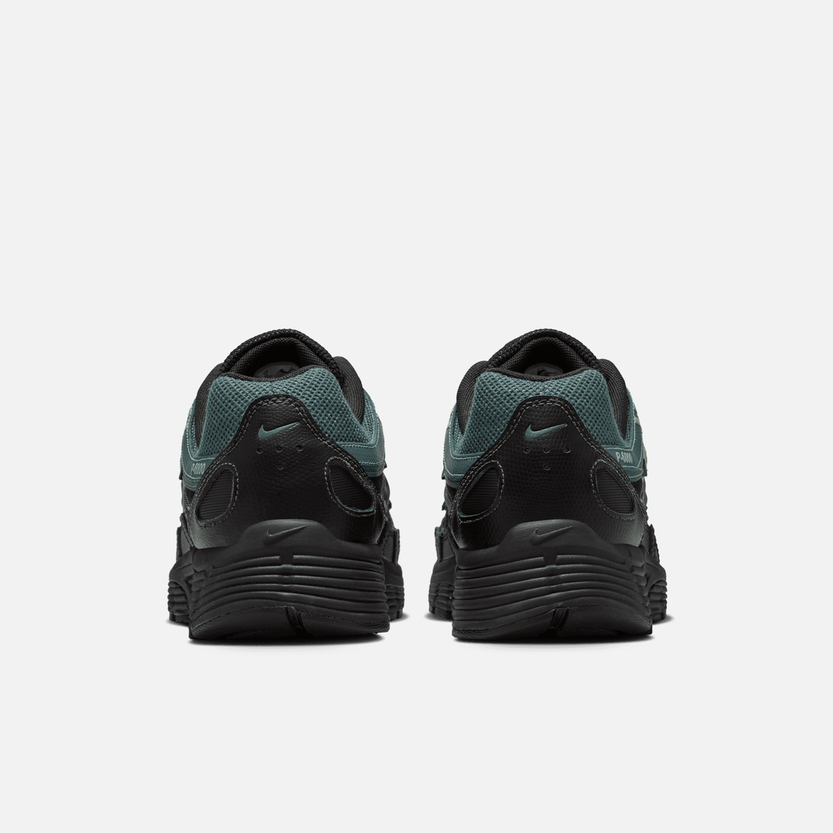 Nike P-6000 - Preto / Cinza-ardósia / Verde-claro