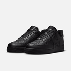 Nike Air Force 1 Low - Preto / Prateado metálico