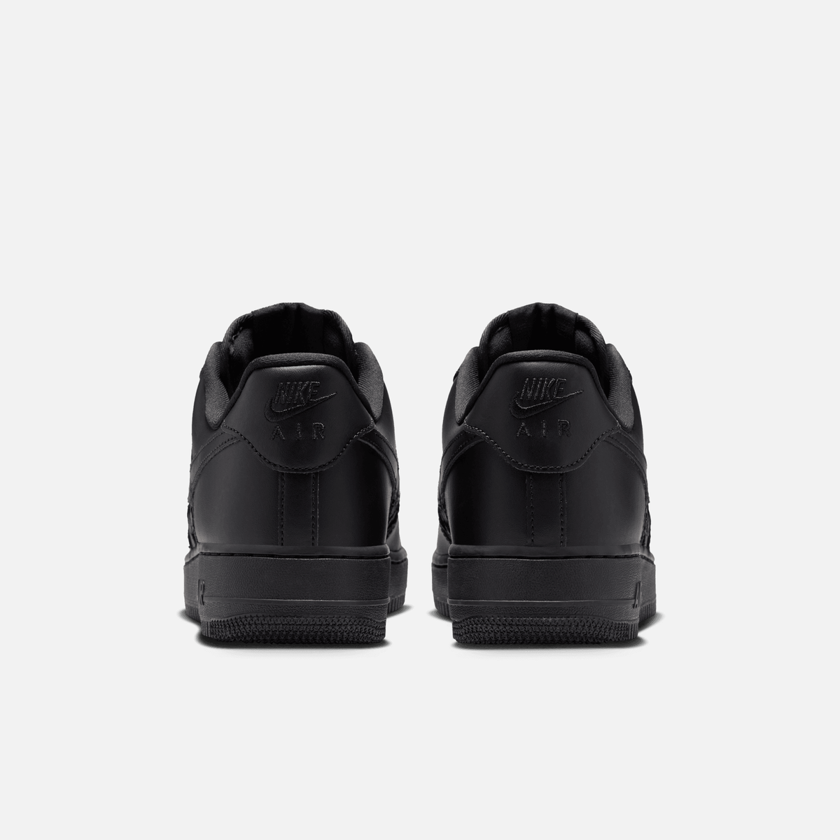 Nike Air Force 1 Low - Preto / Prateado metálico
